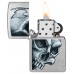 Зажигалка Zippo Skull and Flame Design (46587)