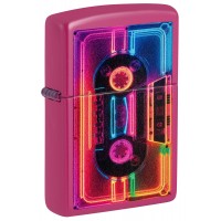 Зажигалка Zippo Neon Cassette Design (46693)