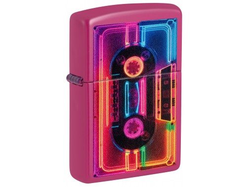 Зажигалка Zippo Neon Cassette Design (46693)