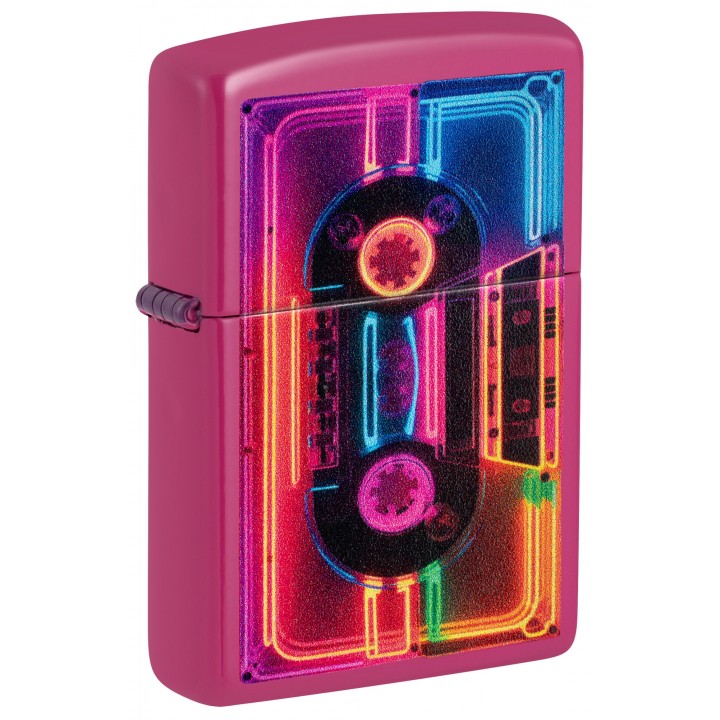 Зажигалка Zippo Neon Cassette Design (46693)
