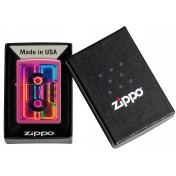 Зажигалка Zippo Neon Cassette Design (46693) — дополнительное фото
