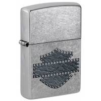 Зажигалка Zippo Harley-Davidson Leathered Logo Design (46858)