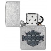 Зажигалка Zippo Harley-Davidson Leathered Logo Design (46858) — дополнительное фото
