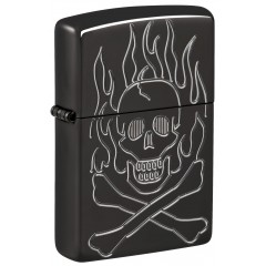 Зажигалка Zippo Flaming Skull Design (46930) Зажигалка Zippo Flaming Skull Design (46930)