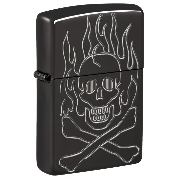 Зажигалка Zippo Flaming Skull Design (46930)