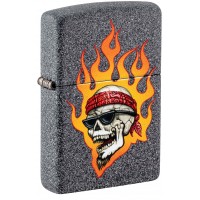 Зажигалка Zippo Rietveld Flaming Skull Design (46933)