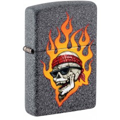 Зажигалка Zippo Rietveld Flaming Skull Design (46933)