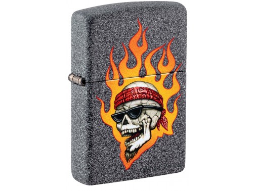 Зажигалка Zippo Rietveld Flaming Skull Design (46933)