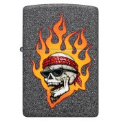 Зажигалка Zippo Rietveld Flaming Skull Design (46933) — дополнительное фото