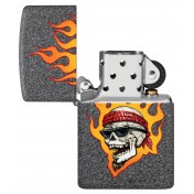 Зажигалка Zippo Rietveld Flaming Skull Design (46933) — дополнительное фото