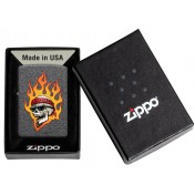 Зажигалка Zippo Rietveld Flaming Skull Design (46933) — дополнительное фото