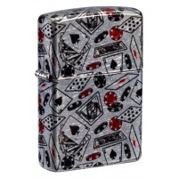 Зажигалка Zippo Let the Chips Fall Design (47157) Зажигалка Zippo Let the Chips Fall Design (47157)