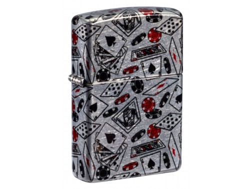 Зажигалка Zippo Let the Chips Fall Design (47157)