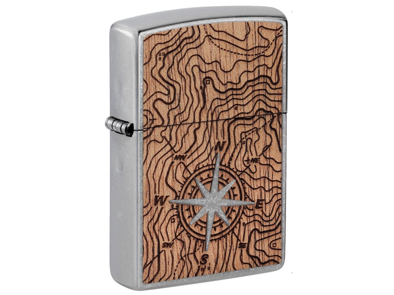 Зажигалка Zippo WoodChuck Compass Lighter (49055)