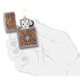 Зажигалка Zippo WoodChuck Compass Lighter (49055)