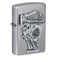 Зажигалка Zippo Dead Mans Hand Emblem Design (49536) Зажигалка Zippo Dead Mans Hand Emblem Design (49536)