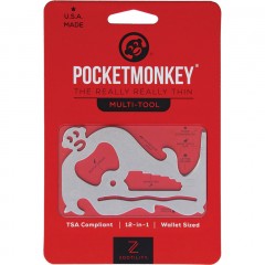 Zootility универсальный мультитул-кредитка Pocket Monkey Basic Multi Tool