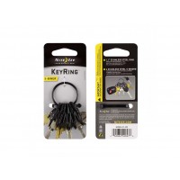 Карабин Nite Ize S-Biner KeyRing (стальные карабины, черный)