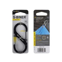 Карабин Nite Ize S-Biner #4 Slidelock (черный)