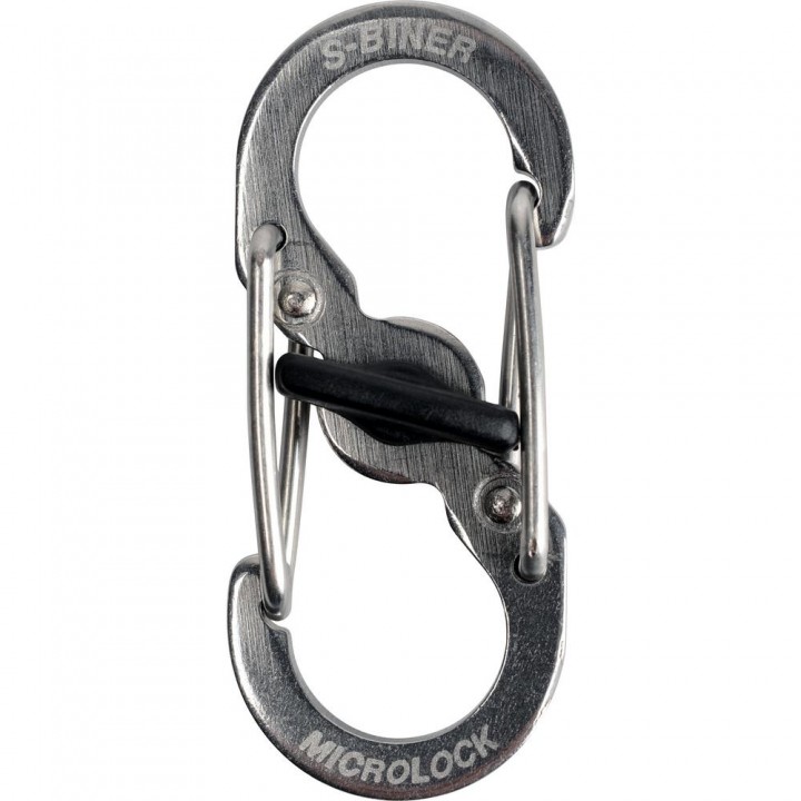 Карабин Nite Ize S-Biner MicroLock (серебристый)