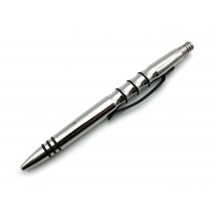 Тактическая ручка Tuff Writer Precision Press (полированная сталь)