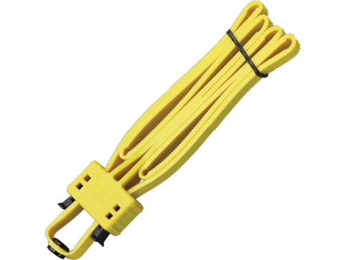 Одноразовые наручники-стяжки UZI Flex Cuff (желтый)