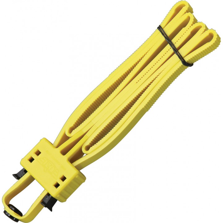 Одноразовые наручники-стяжки UZI Flex Cuff (желтый)